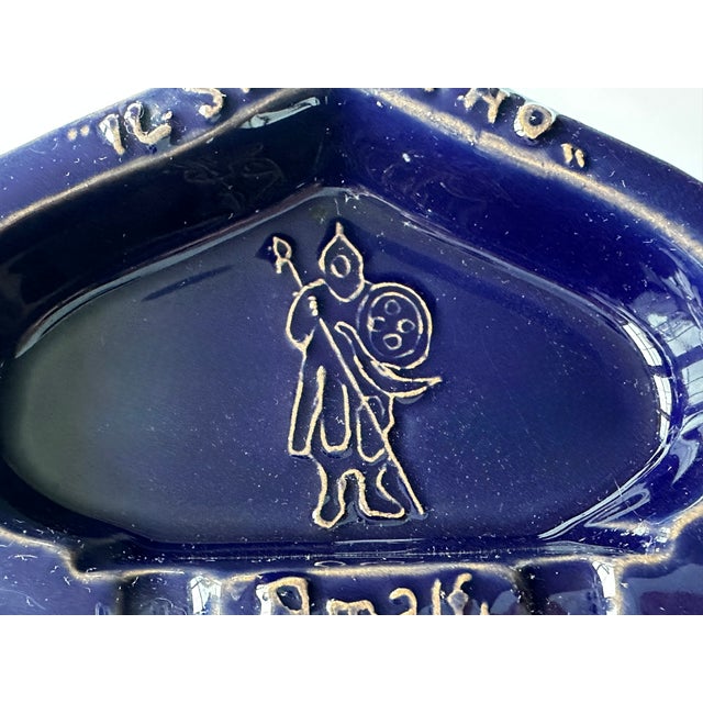 Amalfi Coast Italian Pottery Hotel Ashtray For Sale - Image 9 of 12