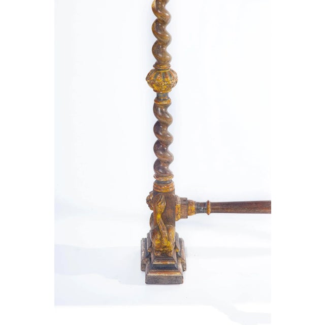 19th c. Italian Polychromed Fireplace Surround 50"H 48"W