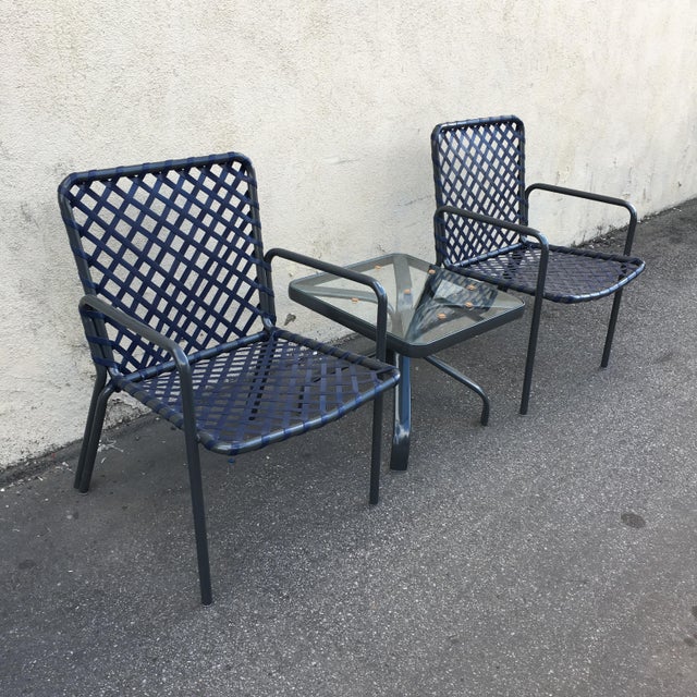 Vintage Brown Jordan Tamiami 2 Chair and Table Patio Set 3 Pieces Chairish