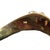 Gold 14k Yellow Gold Open Cuff Diamonds Inlaid Letter "L" Bangle For Sale - Image 8 of 9