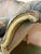 Early 19th Century Venetian Painted Neoclassical Frame W/Velvet Fabric Settee For Sale - Image 17 of 18