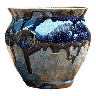 Vintage Original Studio Pottery Cache Pot For Sale