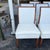 Contemporary Late 20th Century Set of 8 Art Deco Polished Wood Leather Dining Chairs For Sale - Image 3 of 12