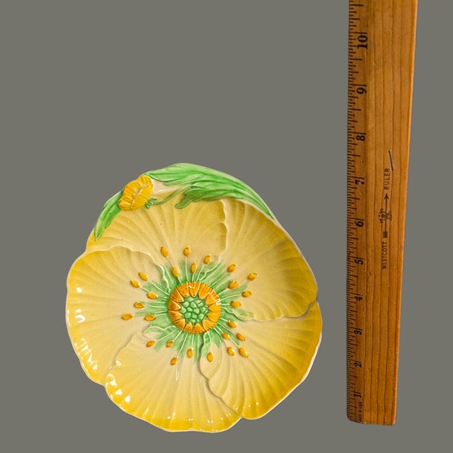 Late 20th Century Vintage Carlton Ware Yellow Buttercup Australian Design Made in England Dish For Sale - Image 5 of 6