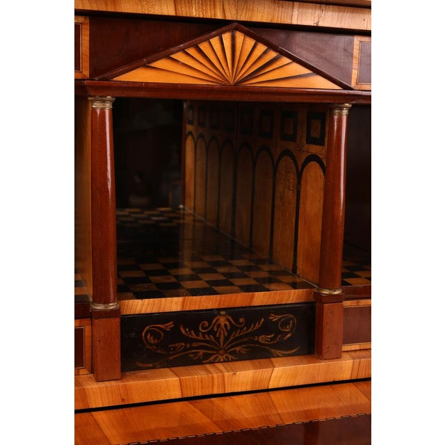 Lyra Cherry Tree Secretary, Vienna, 1815 For Sale - Image 15 of 18