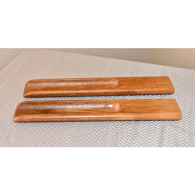 Mid-Century Modern 1960s Teak Salad Tongs by Jens Quistgaard for Dansk Design Jhb - a Pair For Sale - Image 3 of 9