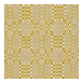 Schumacher Brimfield Fabric In Mimosa Glow For Sale