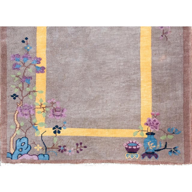 Early 20th Century Chinese Art Deco Rug For Sale - Image 11 of 16