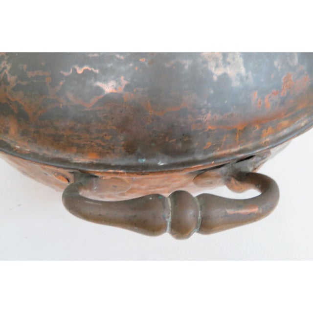 Fireside Copper Helmet Coal Bucket Flared Scuttle With Carrying Handles 5126b For Sale - Image 11 of 17