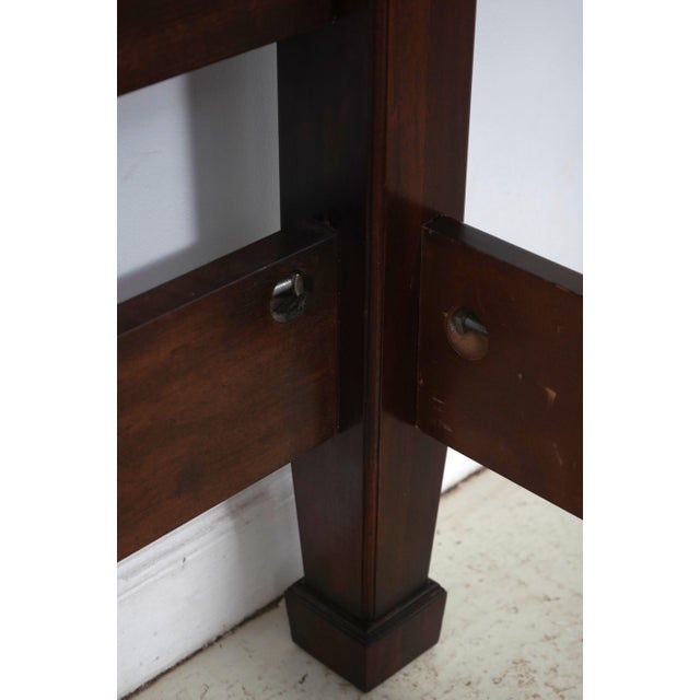 Henredon Mahogany King Size Poster Bed For Sale - Image 17 of 18