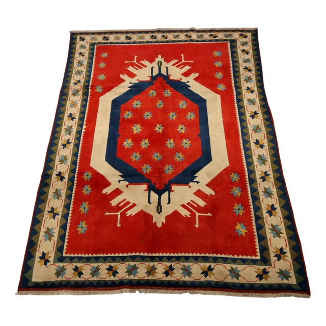 Vintage Turkish Kars Rug For Sale