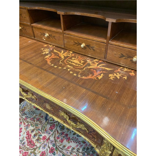 Brown Antique Imperial Secretary, 1870 For Sale - Image 8 of 9