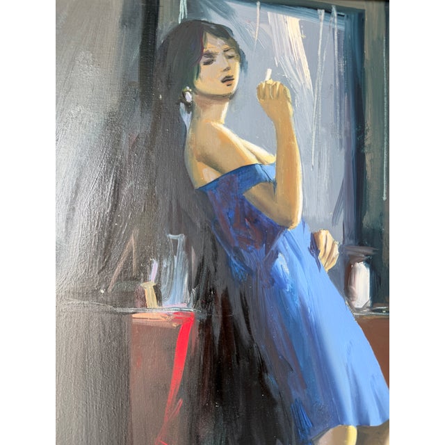 Antonio Tamburro (Italian, B. 1948) Original Oil on Canvas Figurative Painting – Framed For Sale - Image 4 of 12