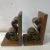 1940s 1940s Art Deco Style Bookends With Brass Metal Scroll Motif - a Pair For Sale - Image 5 of 9