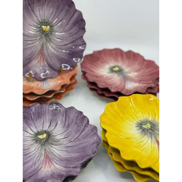 Late 20th Century Vintage Fitz and Floyd April Flowers Dinnerware Set- A Set of 36 Pieces. For Sale - Image 5 of 12