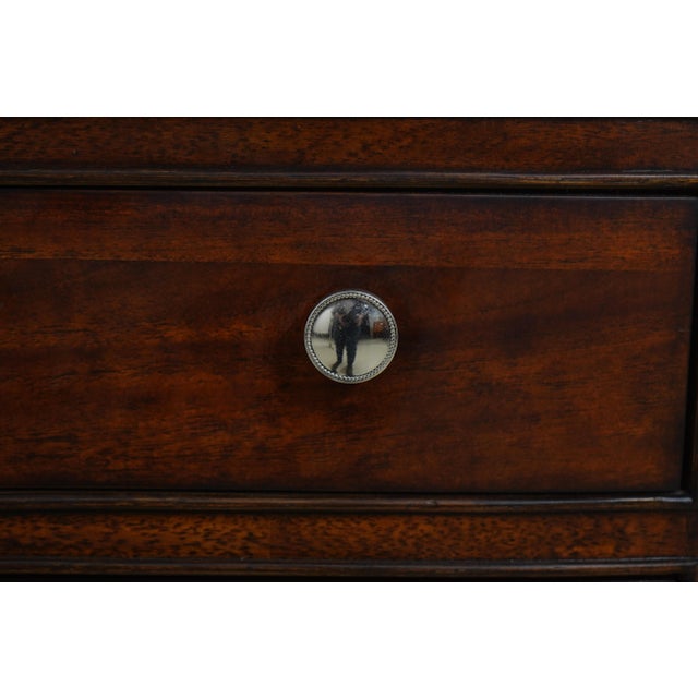 American Drew Mahogany Inlaid Server Sideboard For Sale - Image 9 of 18