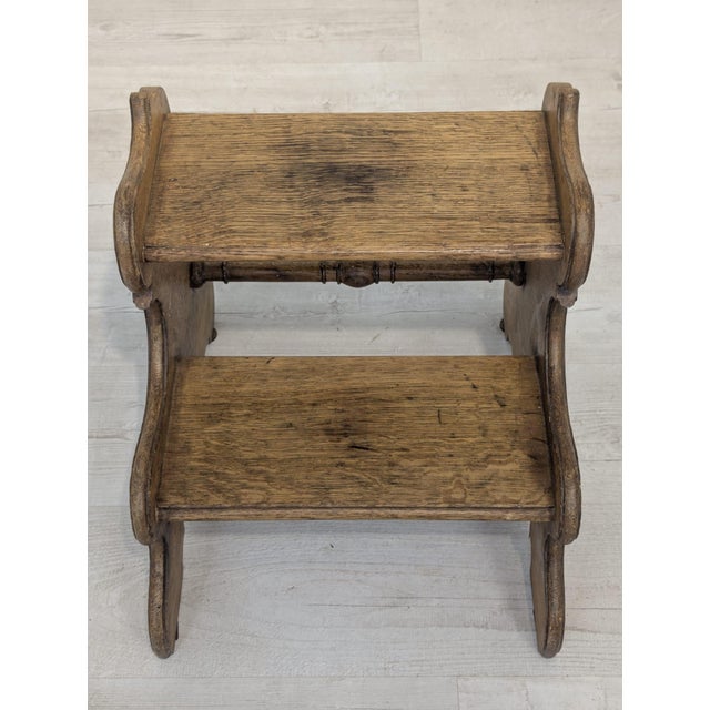 Vintage Wooden Step Stool, 1962 For Sale - Image 13 of 14