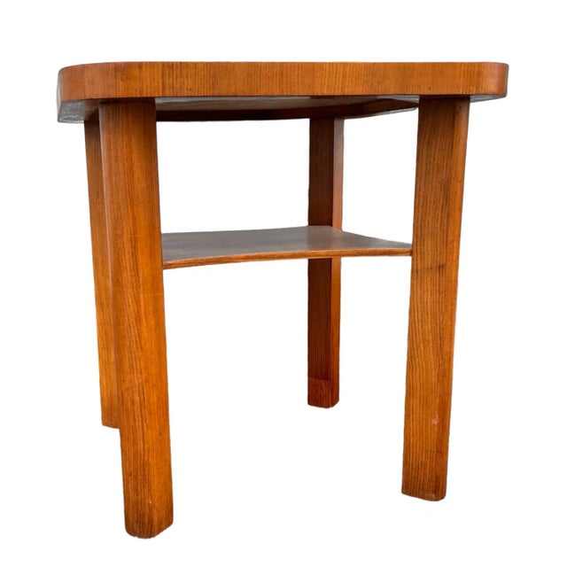 Brown Square Art Deco Coffee Table, Germany 1950s. For Sale - Image 8 of 11