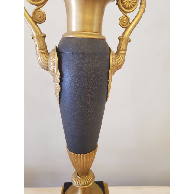 1950s 1950s Brass Table Lamps - a Pair For Sale - Image 5 of 5