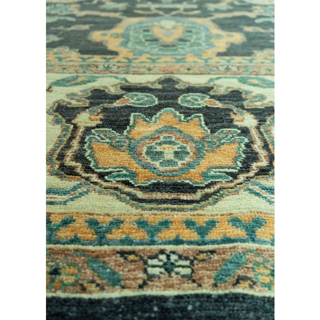 Turkish Oushak Antique Look Rug 13'6" x 18'4" #20077 For Sale In Houston - Image 6 of 8