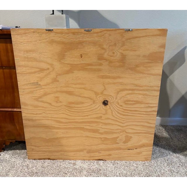 2000 - 2009 Abstract Mixed Media by Artist Jeffrey Jonczyk, 33.5” X 33.5” Square For Sale - Image 5 of 7