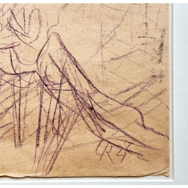 Christian Rohlfs, Wolken über dem Monte Tamaro, 1927, Drawing, Provenance: Paul Vogt, Essen For Sale - Image 3 of 7