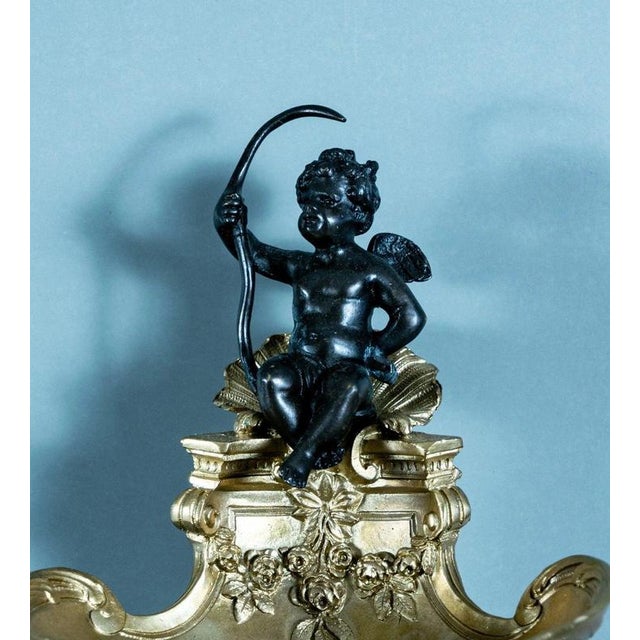 An elegant late 19th to early 20th-century gilt bronze Rococo-style tazza, attributed to or signed E. Provest, richly...