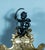 An elegant late 19th to early 20th-century gilt bronze Rococo-style tazza, attributed to or signed E. Provest, richly...