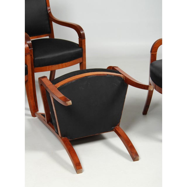 Antique French Armchairs, 1830, Set of 6 For Sale - Image 10 of 11