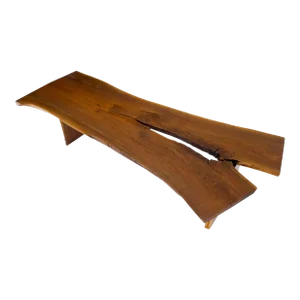 Oversize Live Edge Dining Farm Conference Solid Oiled Walnut Table