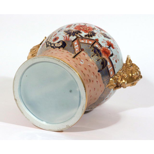 English Imari Porcelain Potpourri Vase and Cover, Possibly Coalport, Circa 1820-35 For Sale - Image 10 of 11