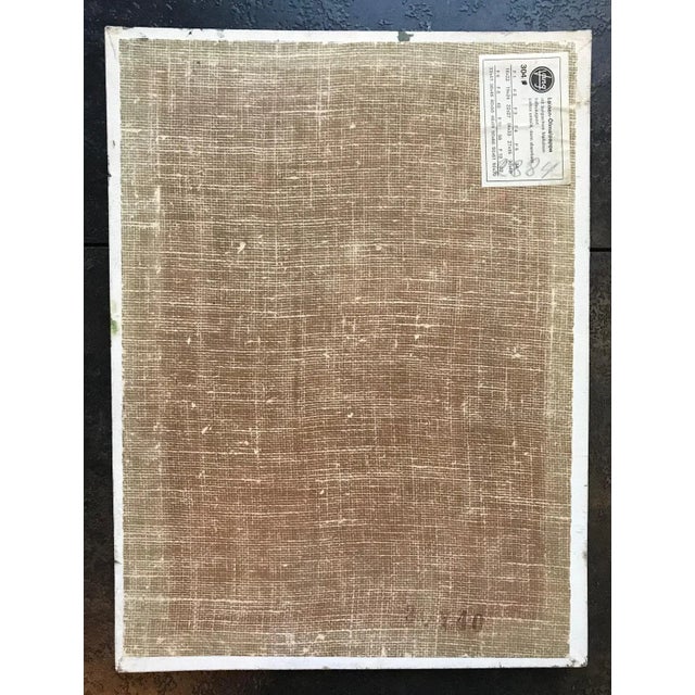 Benjamin Vautier, Bouquet of Roses, Oil on Wood, 1970 For Sale - Image 10 of 11