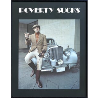 "Poverty Sucks" Poster by Marion Chamblee Ross & Eduardo E. Latour. For Sale