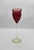 Red Art Nouveau École De Nancy Wine Glass by Emile Gallé, 1890s For Sale - Image 8 of 8
