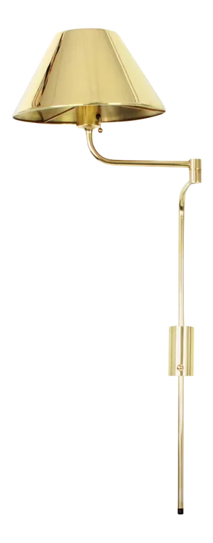 Mid-Century Brass Wall Sconces by Florian Schulz, 1980s
