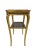 Rectangular Gilded Wood Side Table with Marble Top For Sale - Image 6 of 8