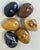 Figurative Vintage Polished Natural Stone Eggs, Set of 6 For Sale - Image 3 of 7