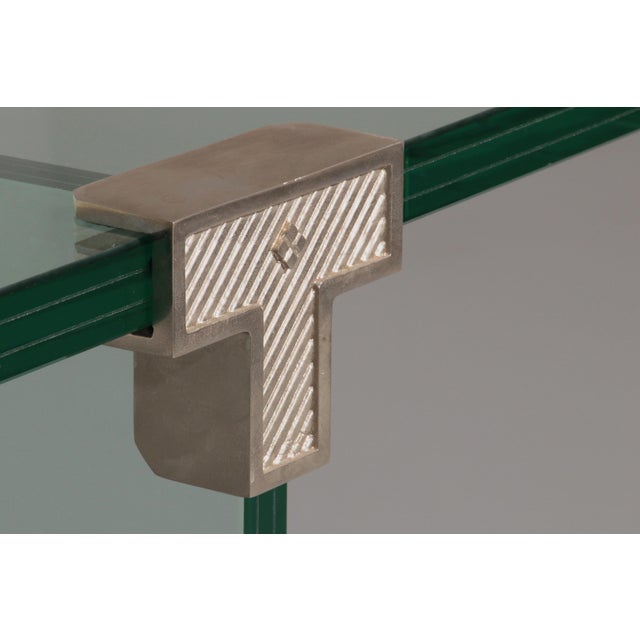 Glass Model T30 Side Table by Peter Ghyczy, 1970s For Sale - Image 9 of 11