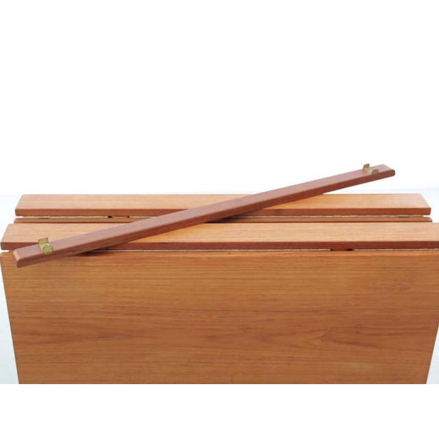 Mid-Century Modern Dining Table Maria Flap attributed to Bruno Mathsson for Mathsson International, 1960 For Sale - Image 9 of 12