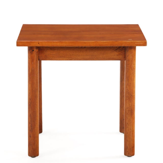 Brutalist French Brutalist Style Oak Table, C. 1960 For Sale - Image 3 of 5