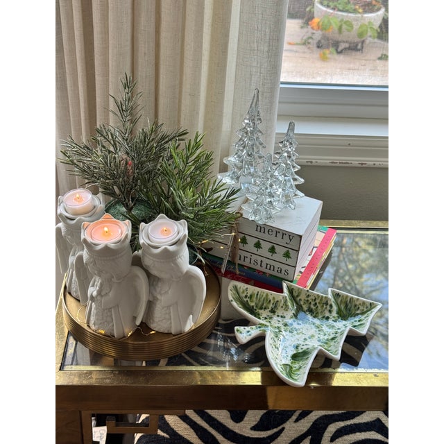 Vintage Studio Art Christmas Tree Motif Nut or Candy Dish For Sale - Image 4 of 14