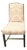 Fortuny Upholstered Antique Chinese Chippendale Designer Chair 1 of 2 For Sale