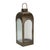 Add timeless elegance to your space with this Arched Iron and Ribbed Glass Lantern. Crafted with a sturdy iron frame and...