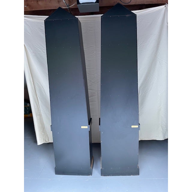 Asian 1990s Pair of Elegant and Bold Open Shelving Solution For Sale - Image 3 of 7