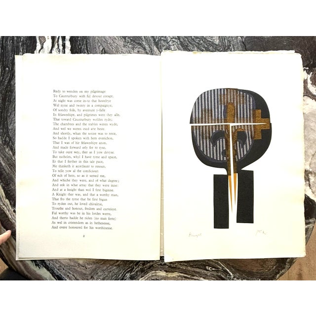 Ronald King, Geofftey Chaucer / the Prologue to the Canterbury Tales Limited Ed For Sale - Image 4 of 18