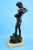 Large 20th Century Antimony Water Carrier Sculpture with Marble Base, Naples, Italy For Sale - Image 3 of 18