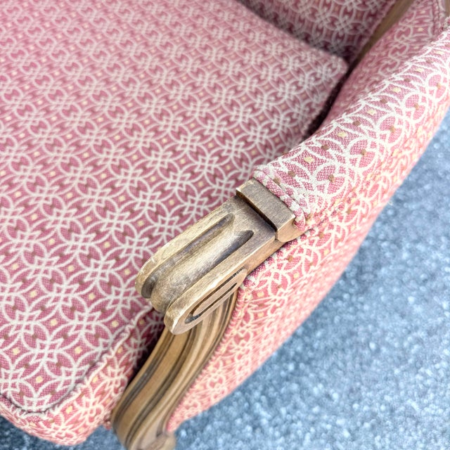 Vintage French Provincial Lounge Chairs by Ethan Allen - A Pair For Sale - Image 11 of 11