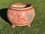 Red Vintage Tonalá Pottery Footed Planter – Hand-Painted Floral Design For Sale - Image 8 of 12