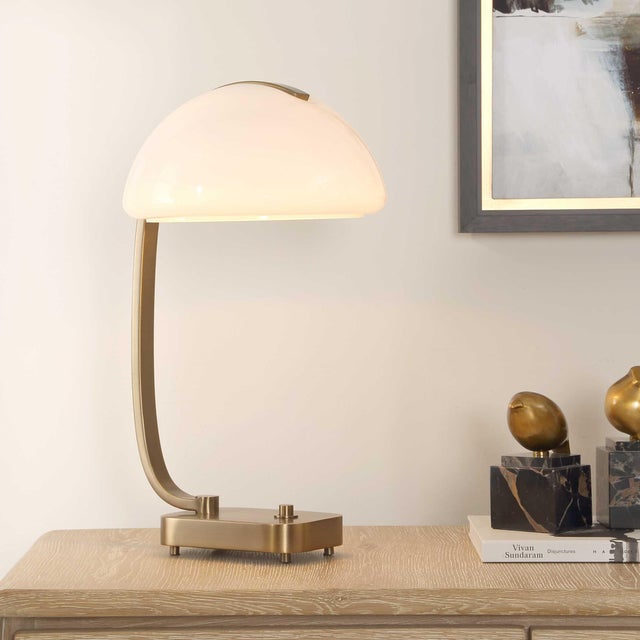2020s Bend The Rules Brass Desk Lamp For Sale - Image 5 of 12