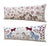 Mid-Century Modern White Horse Suzani Lumbar Pillow Cover 18'' X 54'' - Set of Two For Sale - Image 3 of 4
